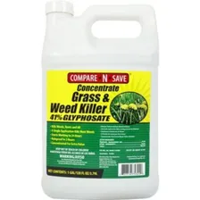 Compare-N-Save Concentrate Grass & Weed Killer, 41% Glyphosate (1 gal) β non-selective systemic herbicide product photograph on a plain background