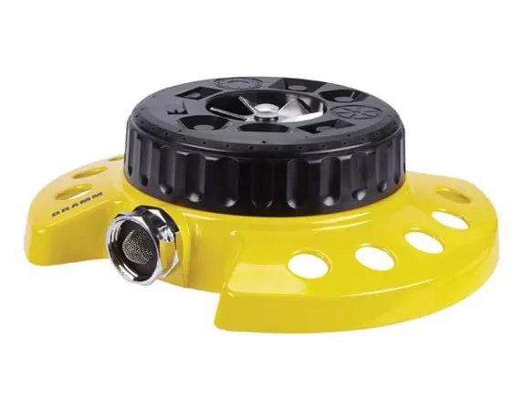 Aspersor turret de nueve patrones Dramm ColorStorm — fotografía de producto sobre fondo liso