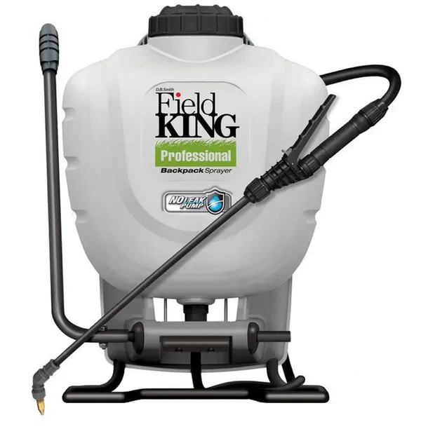 Field King 190328 Backpack Sprayer, 4 Gallon — manual backpack sprayer product photograph on a plain background