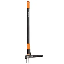 Fiskars Deluxe Stand-Up Weed Puller (4-Claw, Foot Platform) — manual weed puller product photograph on a plain background