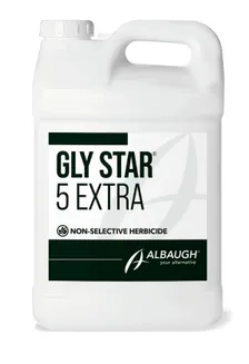 Albaugh Gly Star 5 Extra, 2.5 Gallons β non-selective systemic herbicide product photograph on a plain background