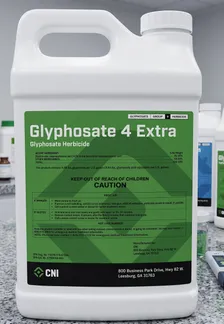 Generic (distributor pack) Glyphosate 4 Extra, 2.5 Gallons β non-selective systemic herbicide, manufacturer product photograph