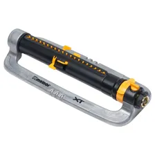 Melnor XT Turbo Oscillating Sprinkler — oscillating sprinkler product photograph on a plain background