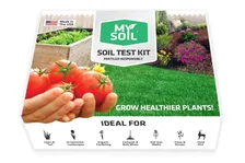 MySoil Soil Test Kit — Mail-In Lab Analysis — mail-in laboratory soil test product photograph on a plain background