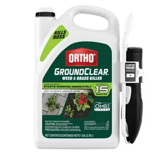 Ortho GroundClear Weed & Grass Killer with Comfort Wand (1 gal) — non-selective fatty-acid burndown product photograph on a plain background