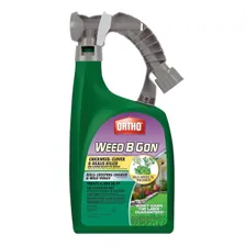 Ortho Weed B Gon Chickweed, Clover & Oxalis Killer Concentrate — selective broadleaf herbicide product photograph on a plain background