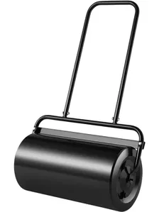 Outvita Lawn Roller, 13 Gallon, Water or Sand Filled — Push/Tow drum roller product photograph on a plain background