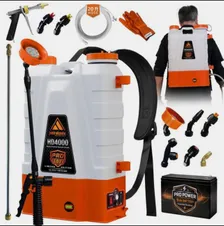 PetraTools HD4000 Battery Powered Backpack Sprayer — battery backpack sprayer product photograph on a plain background
