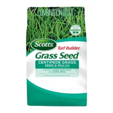 Scotts Turf Builder Centipede Grass Seed & Mulch (5 lb) — warm-season grass seed with mulch coating product photograph on a plain background