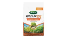 Scotts DiseaseEx Lawn Fungicide — systemic fungicide product photograph on a plain background