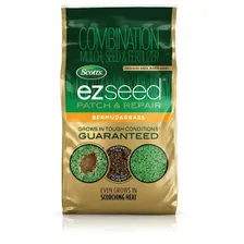 Scotts EZ Seed Patch & Repair, Bermudagrass — warm-season seed, mulch and fertilizer combination product photograph on a plain background
