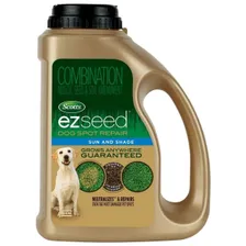 Scotts EZ Seed Dog Spot Repair, Sun and Shade — seed, mulch and soil amendment for urine-damaged spots product photograph on a plain background