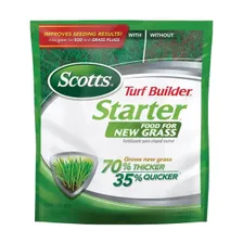 Scotts Turf Builder Starter Fertilizer for New Grass, 15 lb — starter fertilizer, 24-25-4 product photograph on a plain background