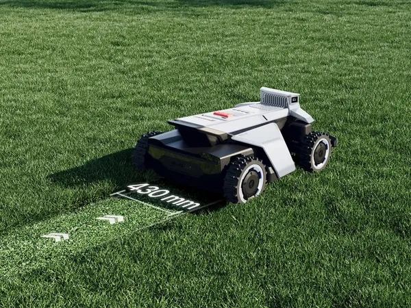 Segway Navimow X430 Robotic Mower — cortadora robot sin cable, fotografía del fabricante tomada al aire libre sobre césped