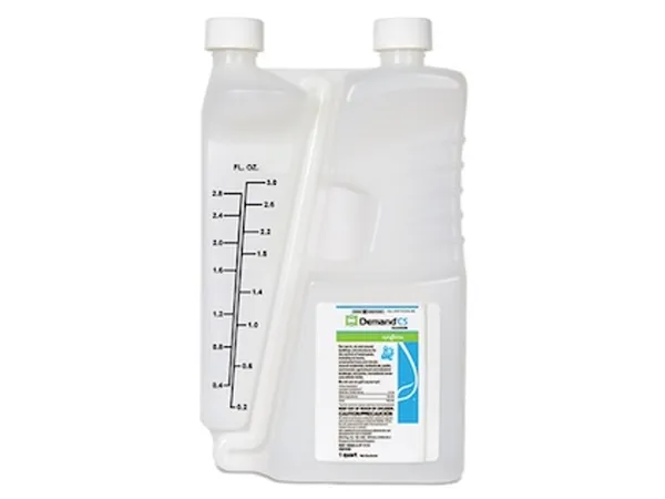 Syngenta Demand CS Insecticide Concentrate — fotografía de producto del insecticida profesional de superficie sobre fondo liso