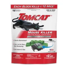 Tomcat Mouse Killer Refillable Station with 16 Bait Blocks โ refillable rodent bait station product photograph on a plain background